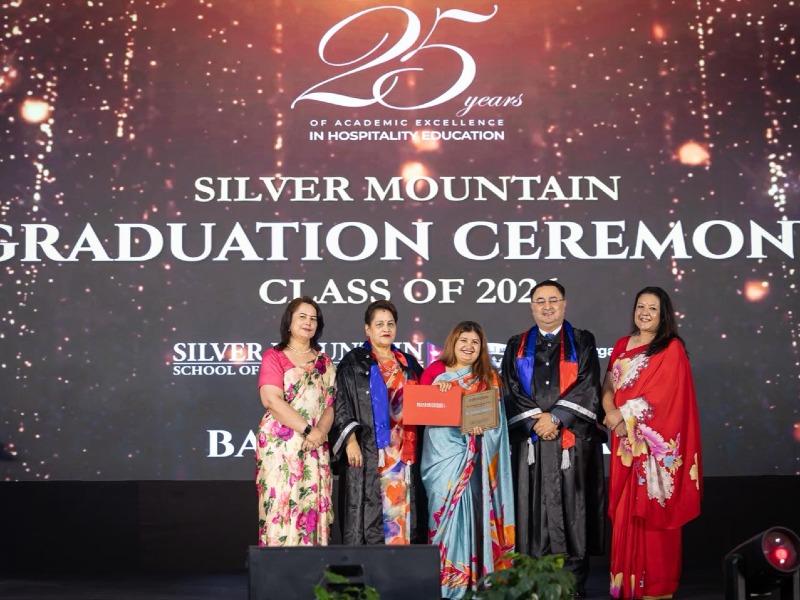 A well-deserved recognition at our 20th Graduation Ceremony.