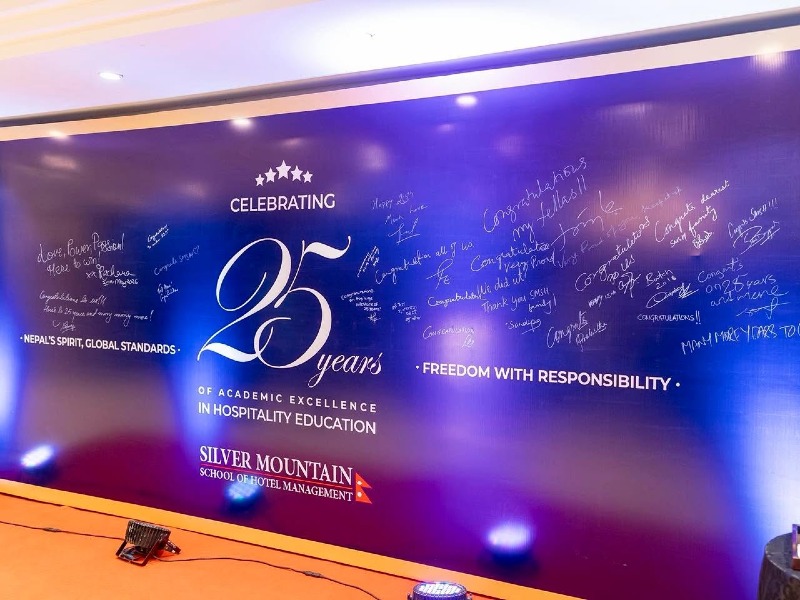  Silver Mountain School of Hotel Management – 25 Years of Excellence.